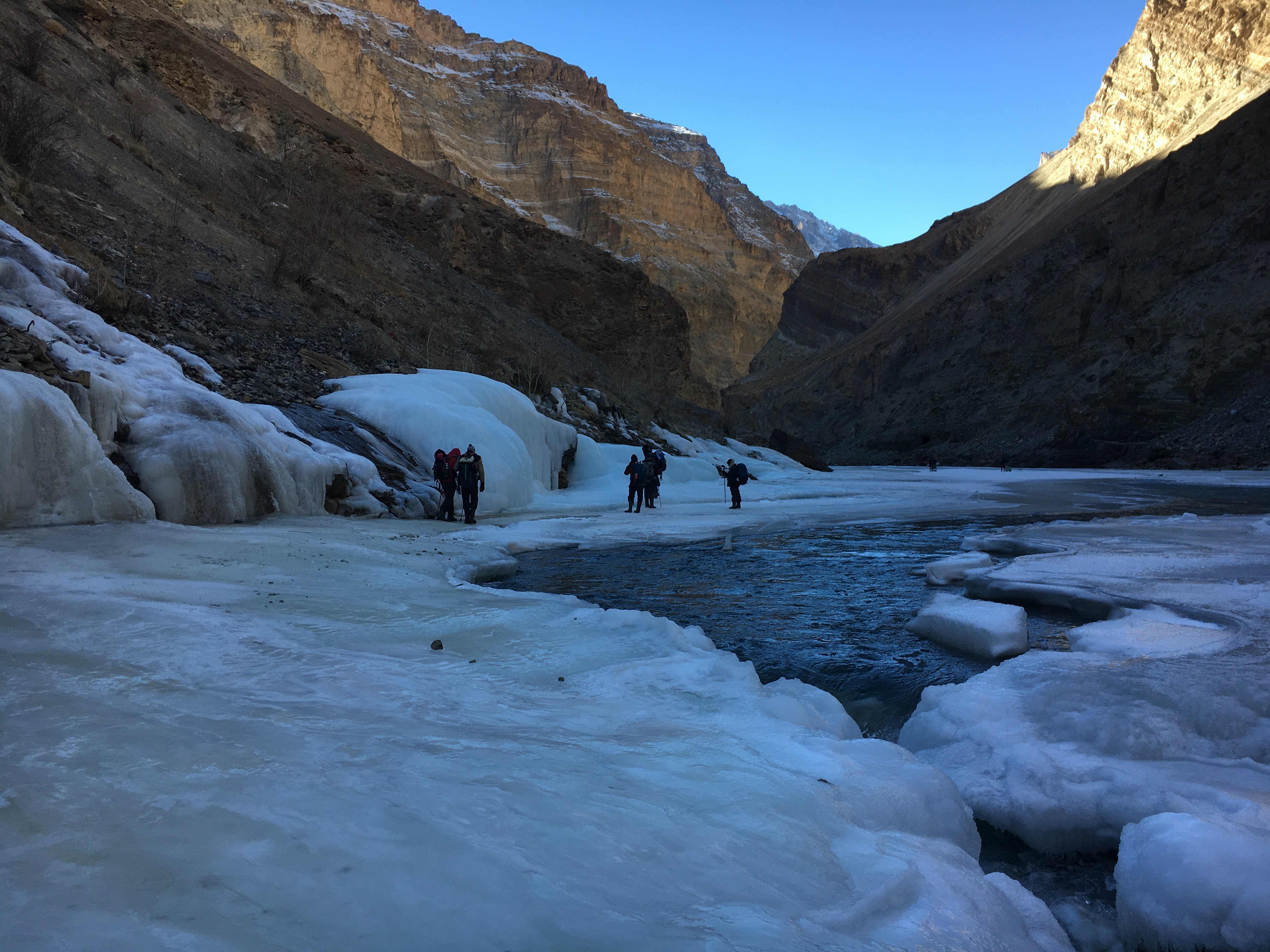 Treena Topdar With Her Trekking Family Celebrating Republic Day At Chadar With Thrillophilia!